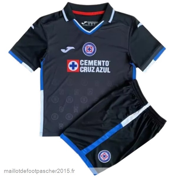 Maillot Foot Achat Third Conjunto De Enfant Cruz Bleu 2022 2023 Noir