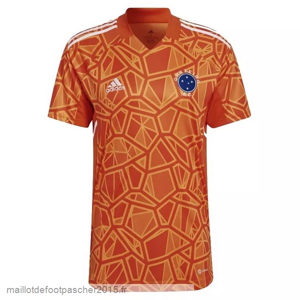 Maillot Foot Achat Thailande Gardien Maillot Cruzeiro EC 2022 2023 Orange