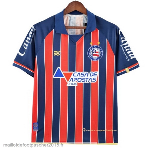 Maillot Foot Achat Thailande Domicile Maillot Bahia 2022 2023 Bleu Rouge