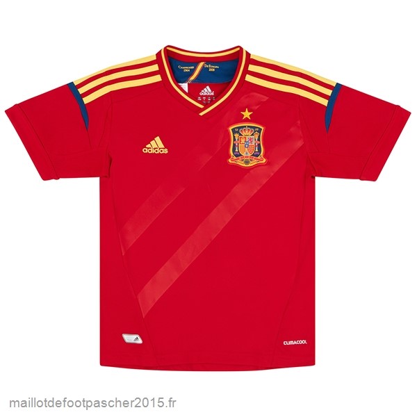 Maillot Foot Achat Domicile Maillot Espagne Rétro 2011 2012 Rouge