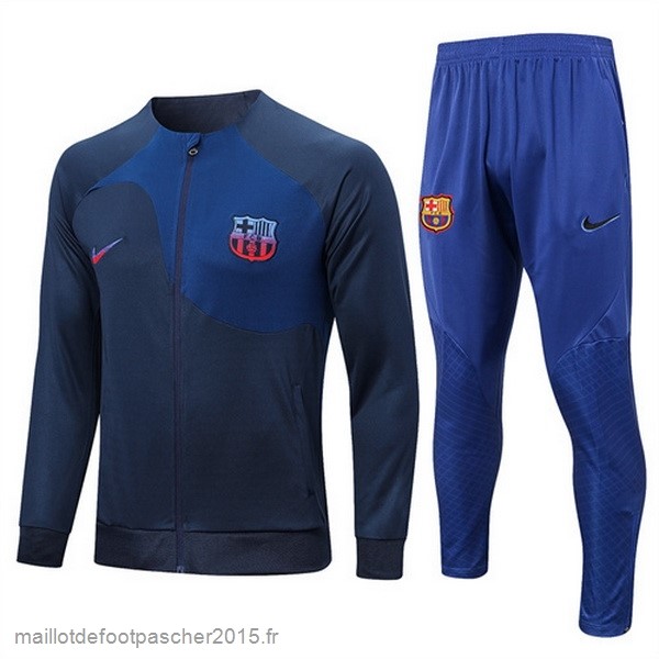 Maillot Foot Achat Survêtements Barcelona 2022 2023 Bleu IIII Marine