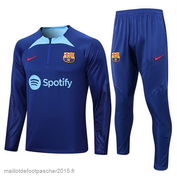 Maillot Foot Achat Survêtements Barcelona 2022 2023 Bleu III Marine