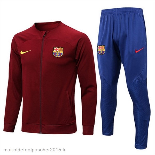 Maillot Foot Achat Survêtements Barcelona 2022 2023 Rouge Bleu