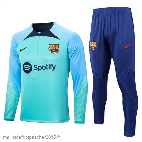 Maillot Foot Achat Survêtements Barcelona 2022 2023 Vert Bleu