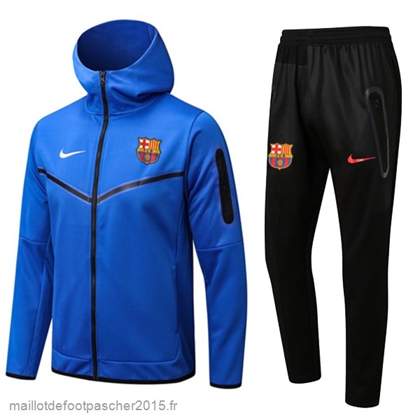 Maillot Foot Achat Sweat Shirt Capuche Barcelona 2022 2023 Bleu