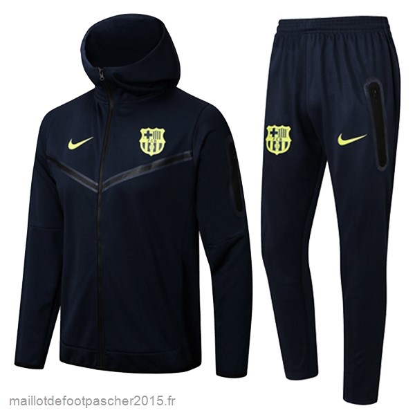 Maillot Foot Achat Sweat Shirt Capuche Barcelona 2022 2023 Noir