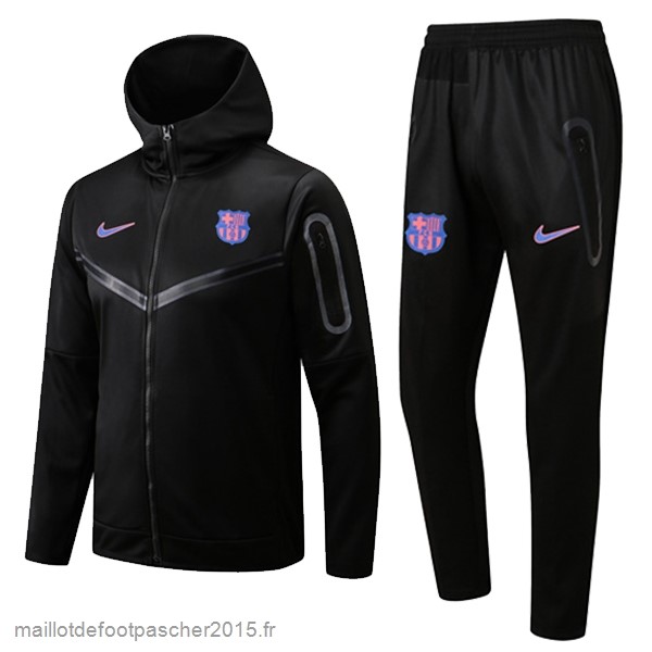 Maillot Foot Achat Sweat Shirt Capuche Barcelona 2022 2023 Noir Purpura