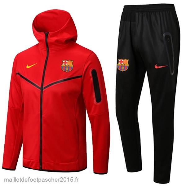 Maillot Foot Achat Sweat Shirt Capuche Barcelona 2022 2023 Rouge Noir