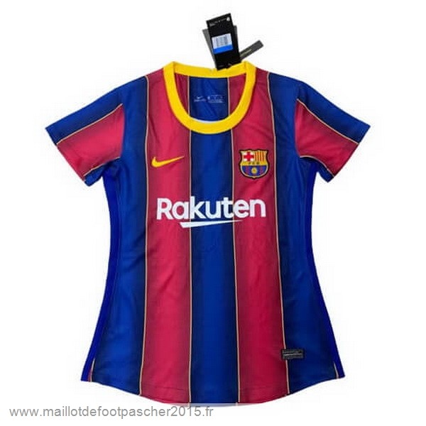 Maillot Foot Achat Domicile Maillot Femme Barcelone 2020 2021 Bleu Rouge