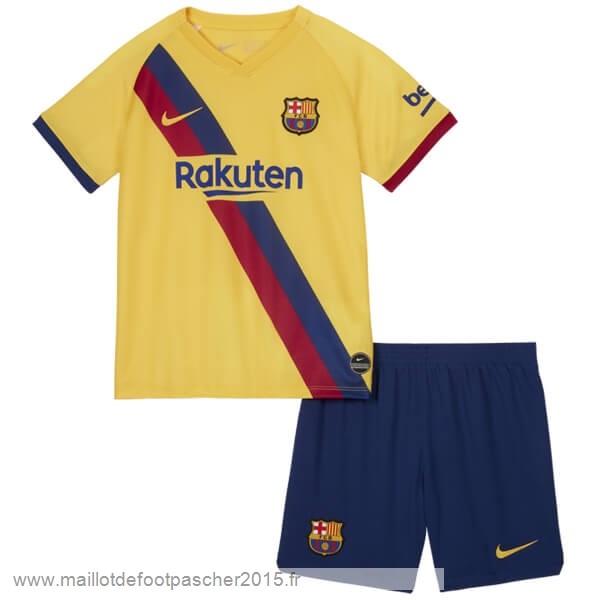 Maillot Foot Achat Exterieur Conjunto De Enfant Barcelone 2019 2020 Jaune