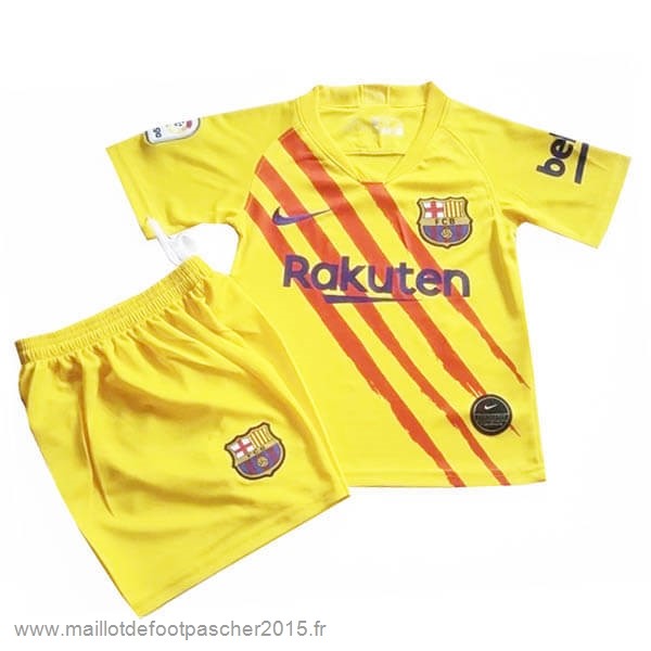 Maillot Foot Achat Spécial Conjunto De Enfant Barcelone 2019 2020 Jaune