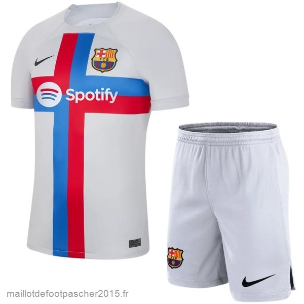 Maillot Foot Achat Third Conjunto De Enfant Barcelona 2022 2023 Gris