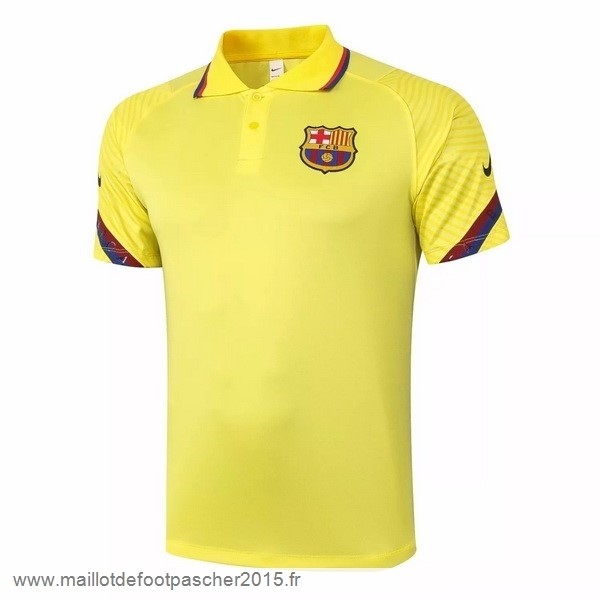 Maillot Foot Achat Polo Barcelona 2020 2021 Jaune