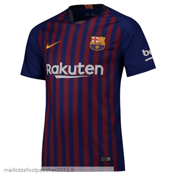 Maillot Foot Achat Domicile Maillot Barcelona Rétro 2018 2019 Bleu Rouge