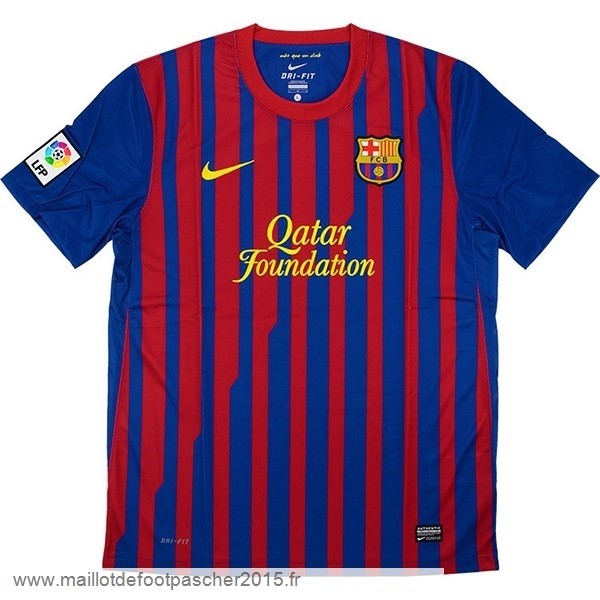 Maillot Foot Achat Domicile Maillot Barcelona Rétro 2011 2012 Bleu Rouge