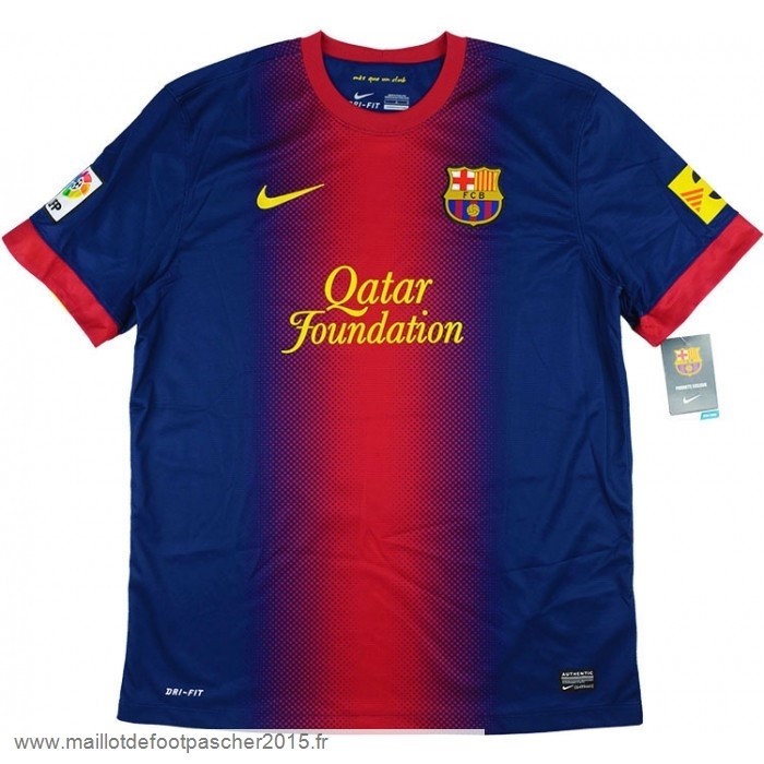 Maillot Foot Achat Domicile Maillot Barcelona Rétro 2012 2013 Bleu Rouge