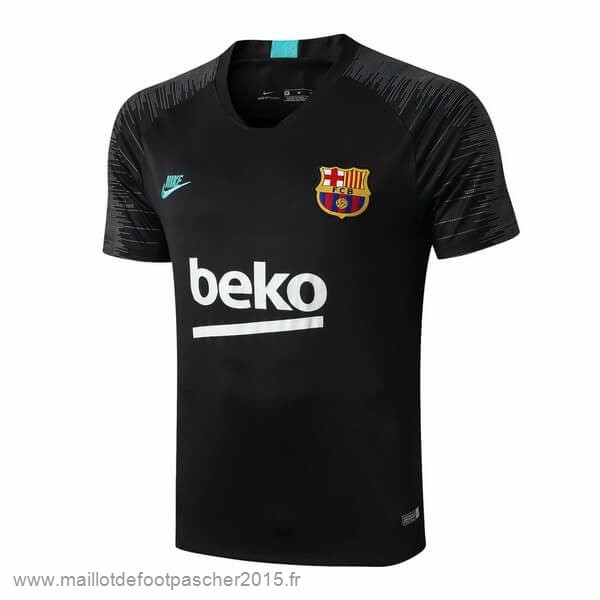 Maillot Foot Achat Entrainement Barcelone 2019 2020 Noir Blanc