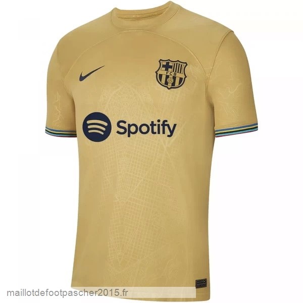 Maillot Foot Achat Exterieur Maillot Barcelona 2022 2023 Jaune