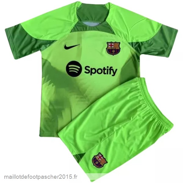 Maillot Foot Achat Gardien Conjunto De Hombre Barcelona 2022 2023 Vert