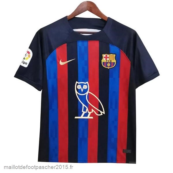 Maillot Foot Achat Thailande Spécial Maillot Barcelona 2022 2023 Bleu Rouge