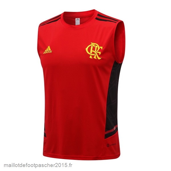 Maillot Foot Achat Entrainement Sans Manches Flamengo 2022 2023 Rouge