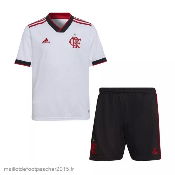 Maillot Foot Achat Exterieur Conjunto De Enfant Flamengo 2022 2023 Blanc