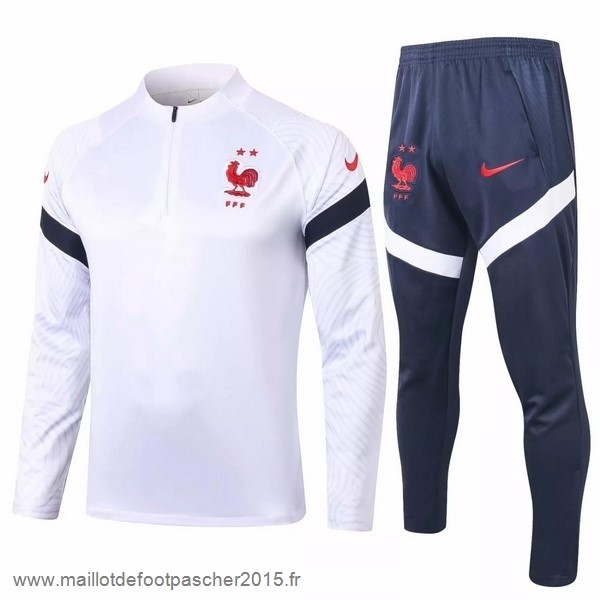 Maillot Foot Achat Survêtements France 2020 Blanc Bleu