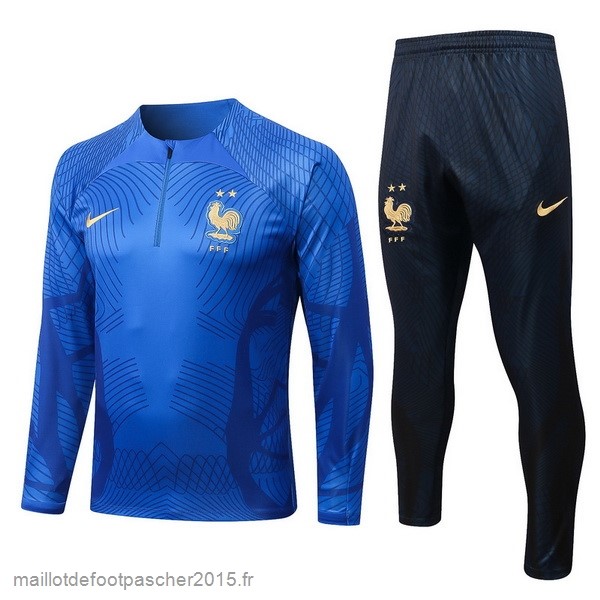 Maillot Foot Achat Survêtements France 2022 Bleu