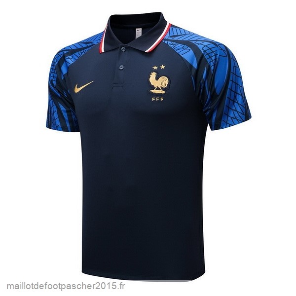 Maillot Foot Achat Polo France 2022 Bleu Marine