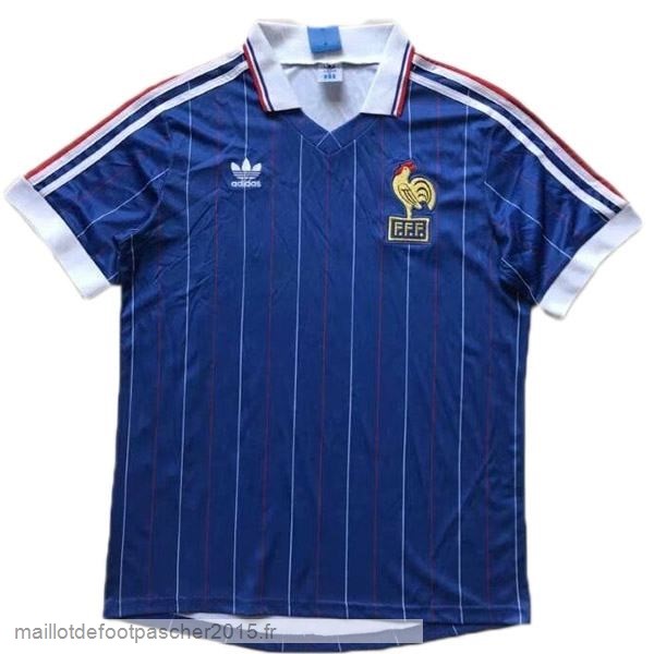 Maillot Foot Achat Domicile Maillot France Rétro 1980 1982 Bleu