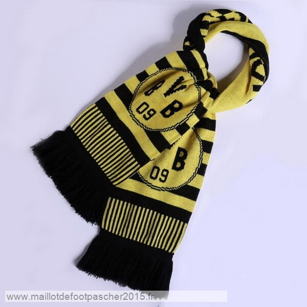 Maillot Foot Achat Écharpe Futbol Borussia Dortmund Tejidas Noir Jaune