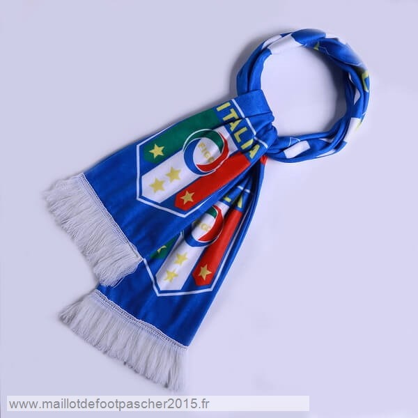 Maillot Foot Achat Écharpe Futbol Italie Tejidas Bleu Blanc