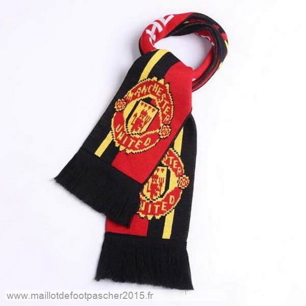 Maillot Foot Achat Écharpe Futbol Manchester United Tejidas Noir Rouge