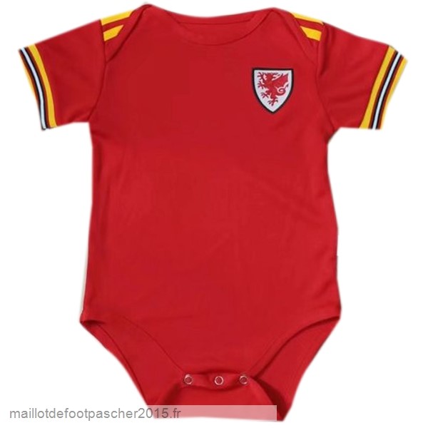 Maillot Foot Achat Domicile Onesies Enfant Pays de Galles 2022 2023 Rouge