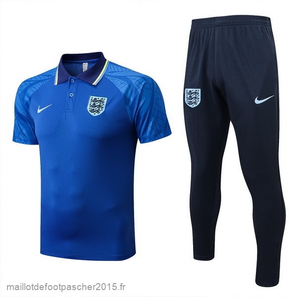 Maillot Foot Achat Ensemble Complet Polo Angleterre 2022 Bleu