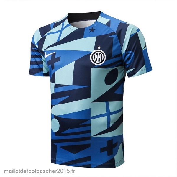 Maillot Foot Achat Entrainement Inter Milán 2022 2023 Bleu Vert