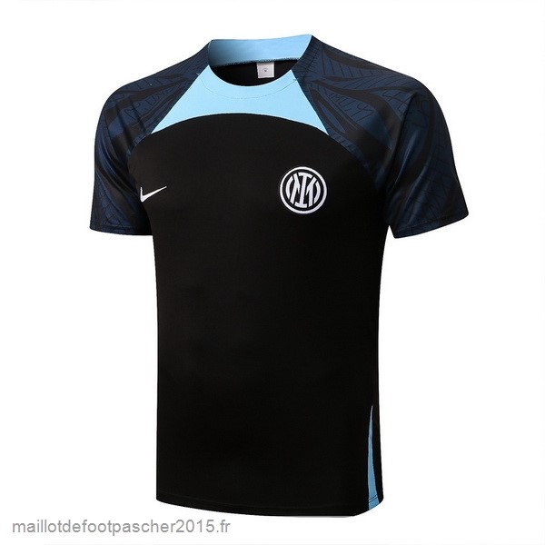 Maillot Foot Achat Entrainement Inter Milán 2022 2023 Noir Bleu