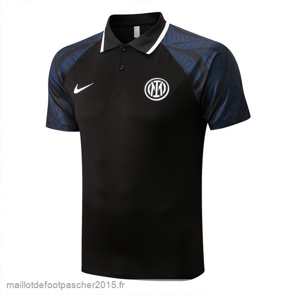 Maillot Foot Achat Polo Inter Milán 2022 2023 Noir Gris