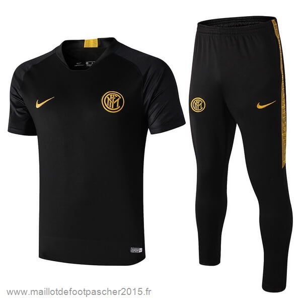 Maillot Foot Achat Entrainement Conjunto Completo Inter Milán 2019 2020 Noir