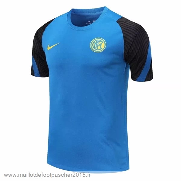 Maillot Foot Achat Entrainement Inter Milán 2020 2021 Bleu Noir