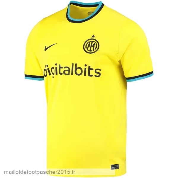 Maillot Foot Achat Thailande Third Maillot Inter Milán 2022 2023 Jaune