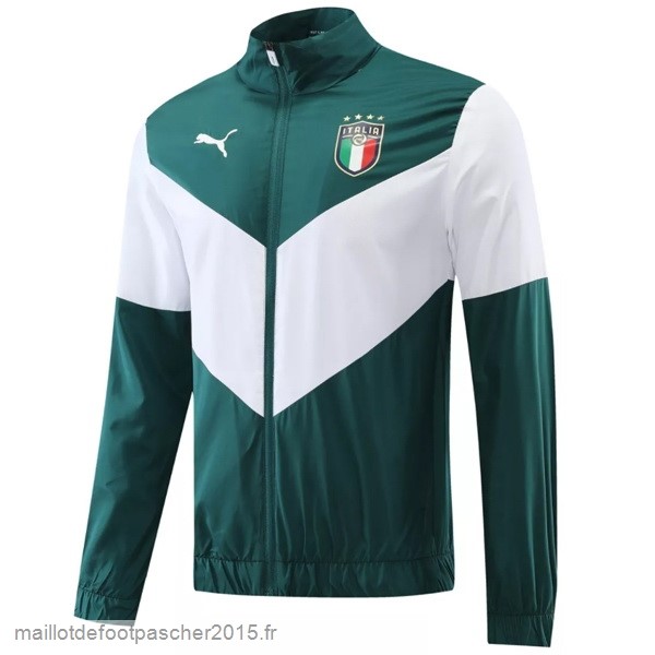 Maillot Foot Achat Coupe Vent Italie 2022 Vert Blanc