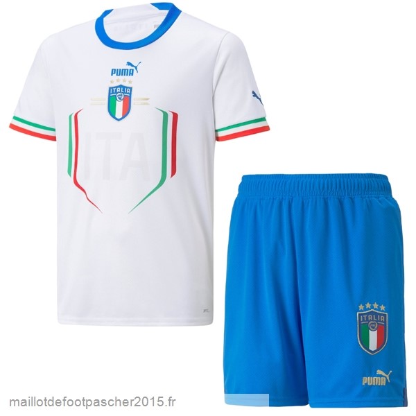 Maillot Foot Achat Exterieur Conjunto De Enfant Italie 2022 Blanc