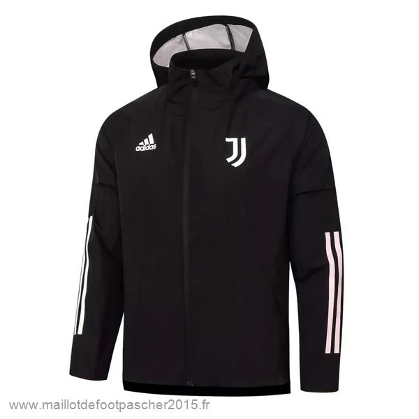 Maillot Foot Achat Coupe Vent Juventus 2020 2021 Noir Blanc