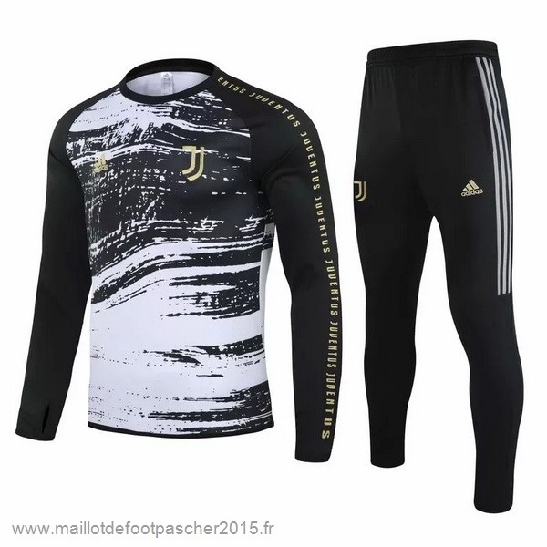 Maillot Foot Achat Survêtements Juventus 2020 2021 Blanc Noir Jaune