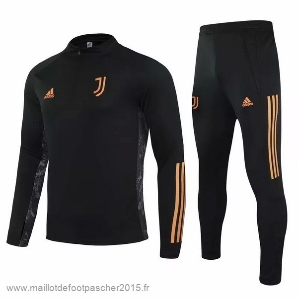 Maillot Foot Achat Survêtements Juventus 2020 2021 Noir Jaune