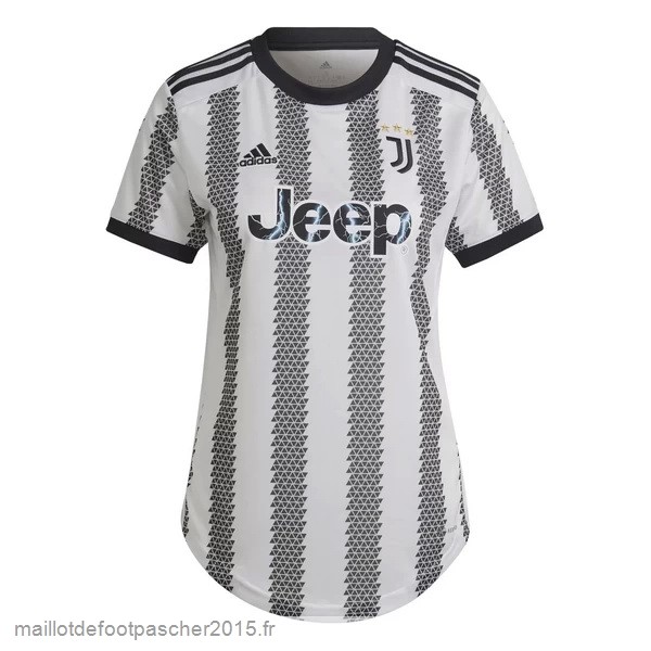 Maillot Foot Achat Domicile Maillot Femme Juventus 2022 2023 Noir Blanc