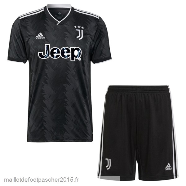 Maillot Foot Achat Exterieur Conjunto De Enfant Juventus 2022 2023 Noir