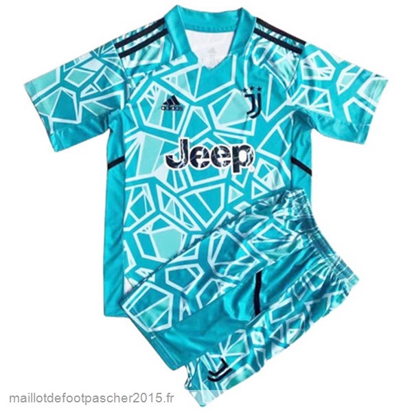 Maillot Foot Achat Gardien Conjunto De Enfant Juventus 2022 2023 Bleu