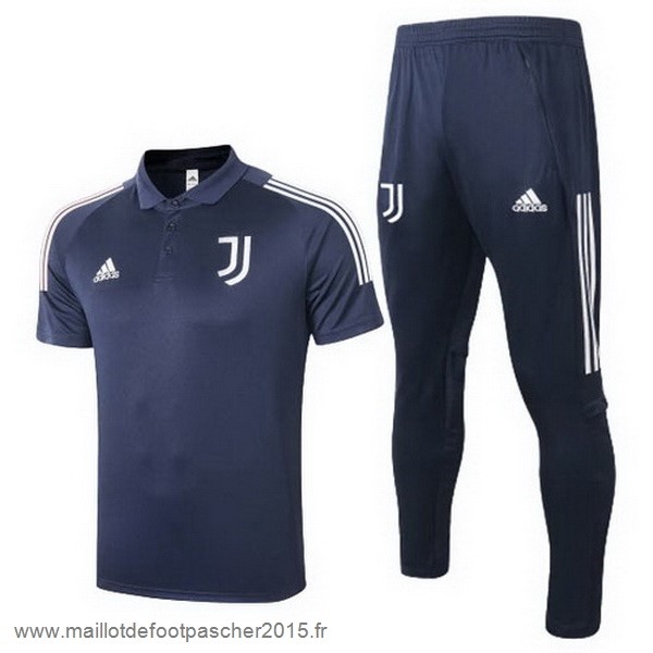 Maillot Foot Achat Ensemble Complet Polo Juventus 2020 2021 Bleu Marine